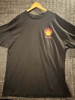 Assholes Live Forever Shell Hell Fire Logo Graphic T-Shirt XXXL